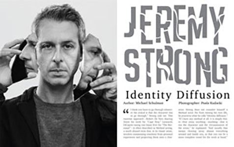 Double Page Spread of Jeremy Strong